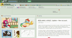 Desktop Screenshot of justdayside.deviantart.com