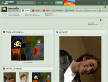 Tablet Screenshot of heero626.deviantart.com