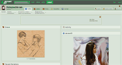 Desktop Screenshot of honeysuckle-san.deviantart.com