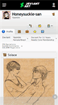 Mobile Screenshot of honeysuckle-san.deviantart.com