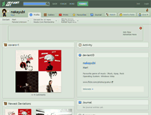 Tablet Screenshot of nakayubi.deviantart.com