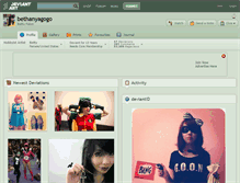 Tablet Screenshot of bethanyagogo.deviantart.com