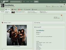 Tablet Screenshot of gunsnmotley.deviantart.com