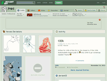 Tablet Screenshot of jinguj.deviantart.com
