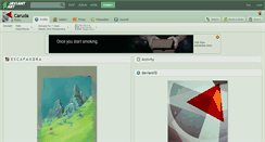 Desktop Screenshot of caruda.deviantart.com
