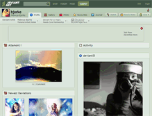 Tablet Screenshot of bjorke.deviantart.com