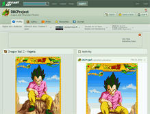 Tablet Screenshot of dbcproject.deviantart.com