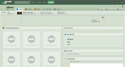 Desktop Screenshot of bithom.deviantart.com