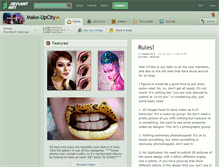 Tablet Screenshot of make-upcity.deviantart.com