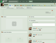 Tablet Screenshot of firenzi.deviantart.com