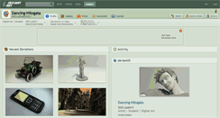 Desktop Screenshot of dancing-hitogata.deviantart.com
