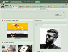 Tablet Screenshot of nakoot.deviantart.com