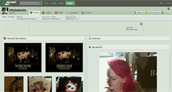 Desktop Screenshot of kittykat6666.deviantart.com