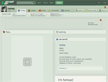 Tablet Screenshot of nonay.deviantart.com