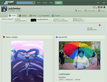 Tablet Screenshot of ladyseeker.deviantart.com