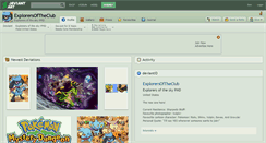 Desktop Screenshot of explorersoftheclub.deviantart.com
