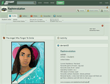 Tablet Screenshot of flashrevolution.deviantart.com