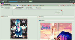 Desktop Screenshot of devinstyler.deviantart.com