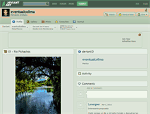 Tablet Screenshot of eventualcolima.deviantart.com