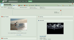 Desktop Screenshot of horsexwolfx.deviantart.com