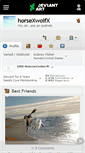Mobile Screenshot of horsexwolfx.deviantart.com