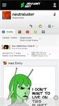 Mobile Screenshot of neutraluster.deviantart.com