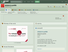 Tablet Screenshot of delatorre-politik.deviantart.com