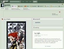 Tablet Screenshot of darkithil.deviantart.com
