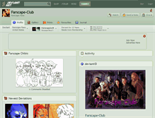 Tablet Screenshot of farscape-club.deviantart.com