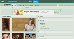 Desktop Screenshot of amiebrown.deviantart.com