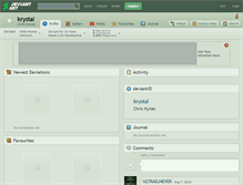 Tablet Screenshot of krystal.deviantart.com