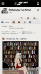 Mobile Screenshot of bishonen-no-hime.deviantart.com