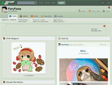 Tablet Screenshot of fieryfiesta.deviantart.com