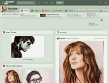 Tablet Screenshot of feliciabe.deviantart.com