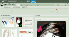 Desktop Screenshot of angels-of-the-fallen.deviantart.com