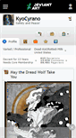 Mobile Screenshot of kyocyrano.deviantart.com