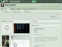 Tablet Screenshot of daniel-of-mayfair.deviantart.com