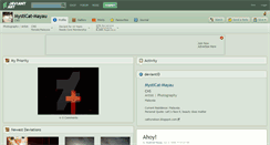 Desktop Screenshot of mysticat-mayau.deviantart.com