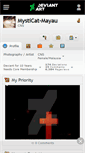 Mobile Screenshot of mysticat-mayau.deviantart.com