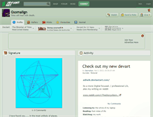 Tablet Screenshot of gsomalign.deviantart.com