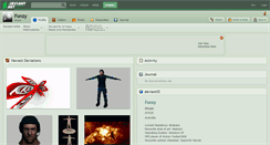 Desktop Screenshot of fonzy.deviantart.com