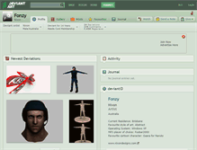 Tablet Screenshot of fonzy.deviantart.com