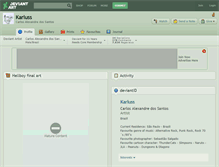 Tablet Screenshot of karluss.deviantart.com
