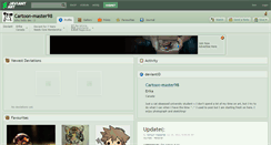 Desktop Screenshot of cartoon-master98.deviantart.com