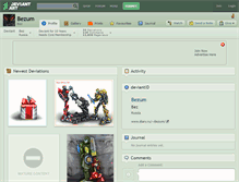 Tablet Screenshot of bezum.deviantart.com