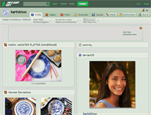 Tablet Screenshot of karinkhoo.deviantart.com