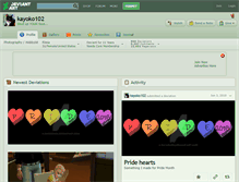 Tablet Screenshot of kayoko102.deviantart.com