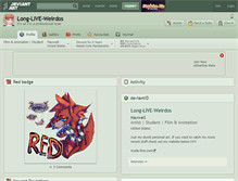 Tablet Screenshot of long-live-weirdos.deviantart.com