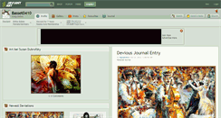 Desktop Screenshot of basset0410.deviantart.com