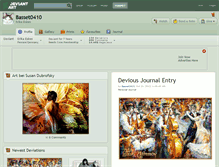 Tablet Screenshot of basset0410.deviantart.com